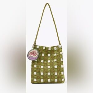 Zara FANTASY BEADED MINI BUCKET BAG